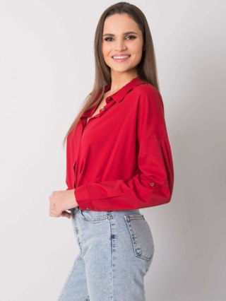 Koszula EM-KS-004.42 ciemny czerwony
