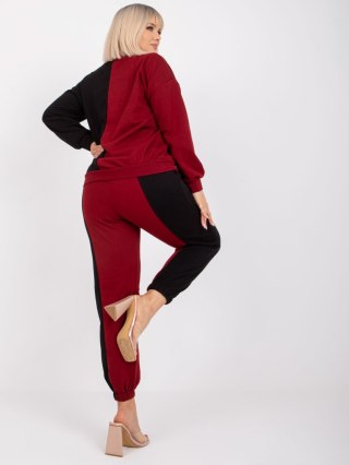Komplet EM-KMPL-639.88 bordowy L/XL