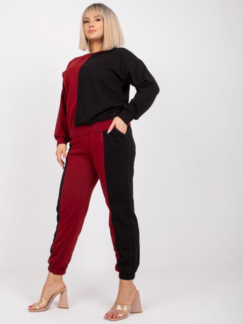 Komplet EM-KMPL-639.88 bordowy S/M Komplet EM-KMPL-639.88 bordowy S/M