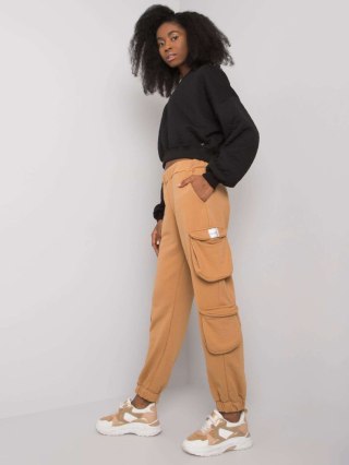 Spodnie dresowe RV-DR-7364.01P camelowy L/XL