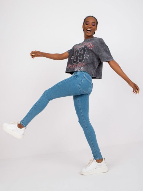 Spodnie jeans RO-SP-PNT-2307.41X niebieski XS Spodnie jeans RO-SP-PNT-2307.41X niebieski XS