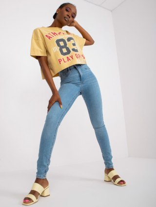 Spodnie jeans RO-SP-PNT-2308.86 niebieski XS