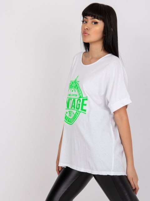 T-shirt DHJ-TS-6860.26X biało-zielony T-shirt DHJ-TS-6860.26X biało-zielony