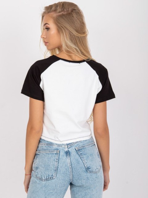 T-shirt FA-TS-7708.44 biało-czarny T-shirt FA-TS-7708.44 biało-czarny