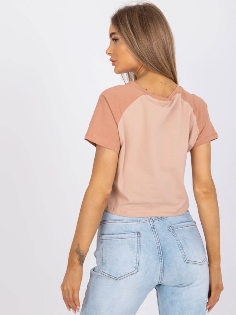 T-shirt FA-TS-7708.44 ciemny bezowy