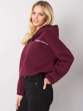 Bluza RV-BL-7366.31 bordowy S/M