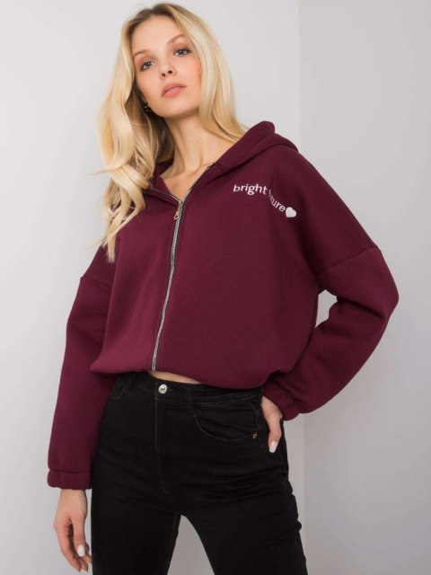 Bluza RV-BL-7366.31 bordowy S/M Bluza RV-BL-7366.31 bordowy S/M