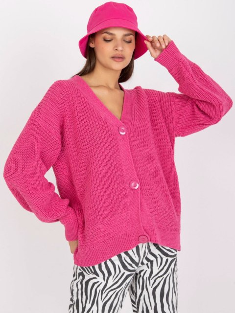 Sweter LC-SW-0249.24P ciemny różowy Sweter LC-SW-0249.24P ciemny różowy
