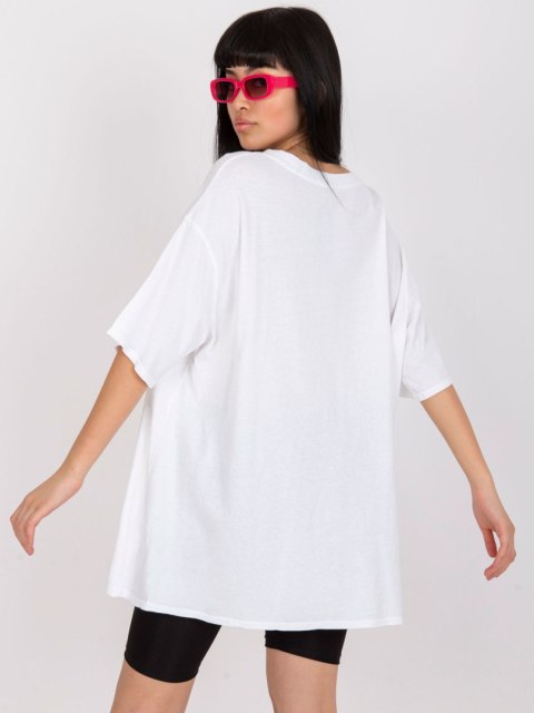 T-shirt DHJ-TS-6862.24X biało-różowy T-shirt DHJ-TS-6862.24X biało-różowy