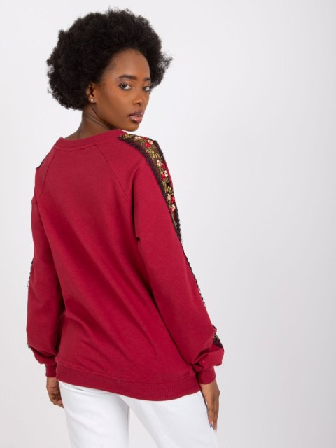 Bluza RV-BL-7458.16 bordowy L Bluza RV-BL-7458.16 bordowy L