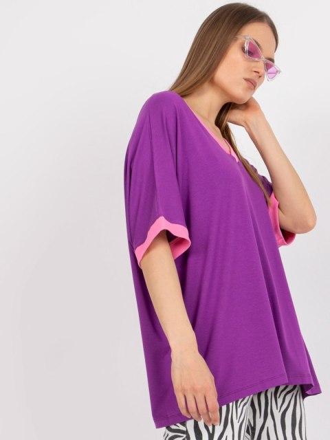 Bluzka FA-BZ-7766.81P ciemny fioletowy Bluzka FA-BZ-7766.81P ciemny fioletowy