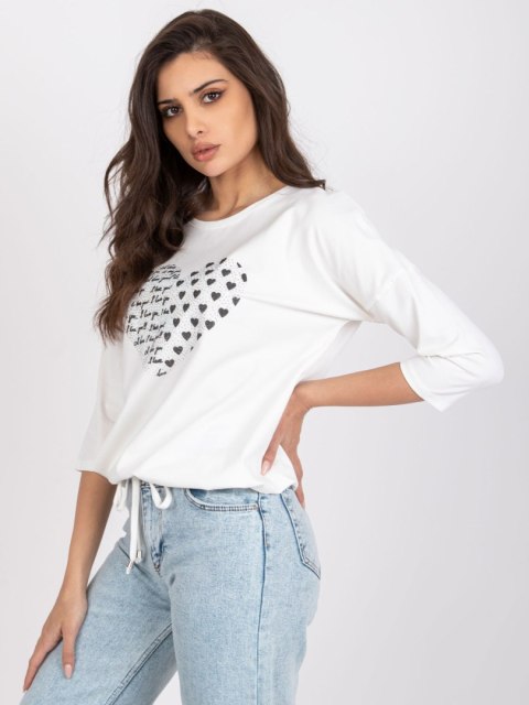 Bluzka RV-BZ-0229.13P ecru L/XL Bluzka RV-BZ-0229.13P ecru L/XL