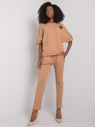 Komplet RV-KMPL-7363.25P camelowy L/XL