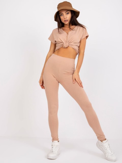 Leginsy AP-LG-A-002 camelowy L Leginsy AP-LG-A-002 camelowy L