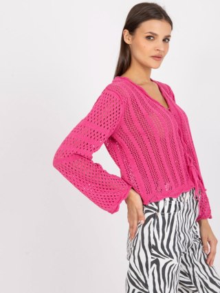 Sweter LC-SW-0228.21P ciemny różowy