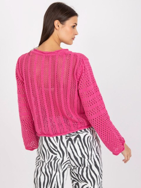 Sweter LC-SW-0228.21P ciemny różowy