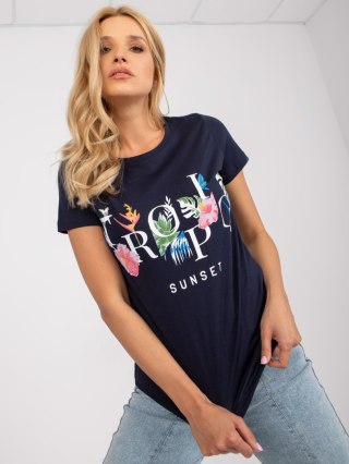 T-shirt BR-TS-8137 granatowy S