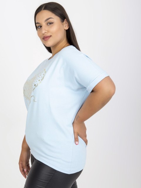 T-shirt RV-TS-7660.88P jasny niebieski T-shirt RV-TS-7660.88P jasny niebieski