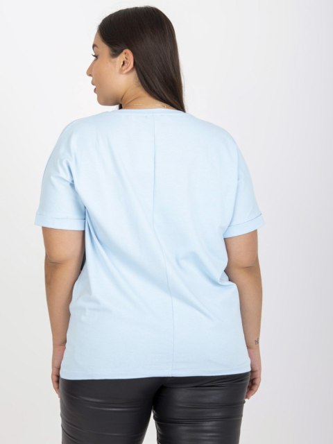 T-shirt RV-TS-7660.88P jasny niebieski T-shirt RV-TS-7660.88P jasny niebieski