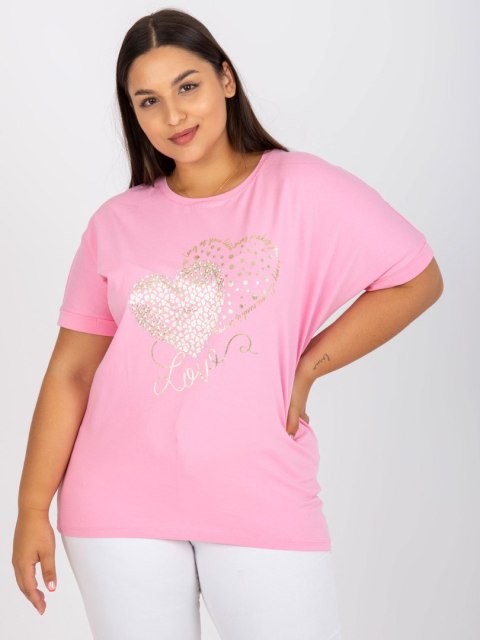 T-shirt RV-TS-7660.88P różowy T-shirt RV-TS-7660.88P różowy