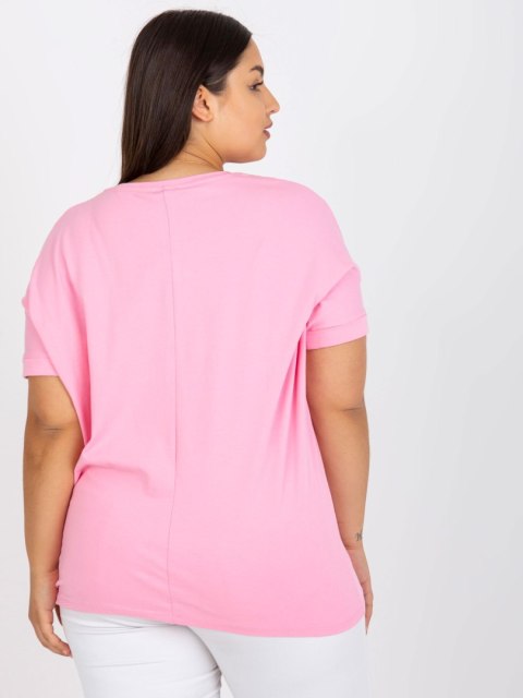 T-shirt RV-TS-7660.88P różowy T-shirt RV-TS-7660.88P różowy