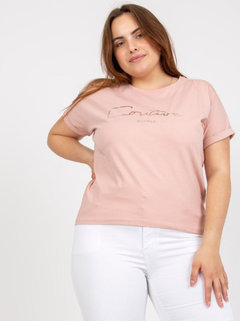 T-shirt RV-TS-7775.66P jasny różowy T-shirt RV-TS-7775.66P jasny różowy