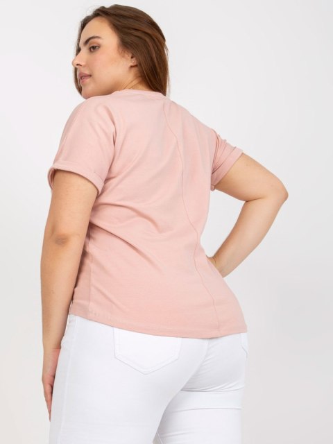 T-shirt RV-TS-7775.66P jasny różowy T-shirt RV-TS-7775.66P jasny różowy
