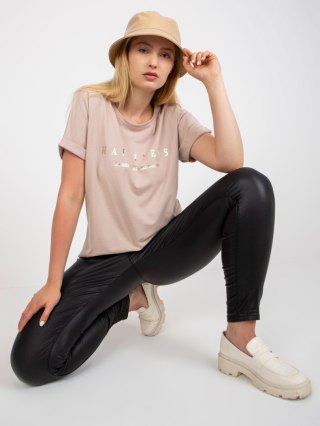 T-shirt RV-TS-7776.02P beżowy