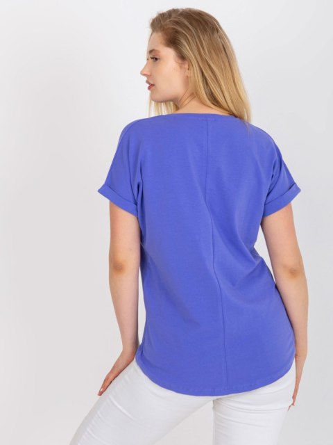 T-shirt RV-TS-7776.02P fioletowy T-shirt RV-TS-7776.02P fioletowy