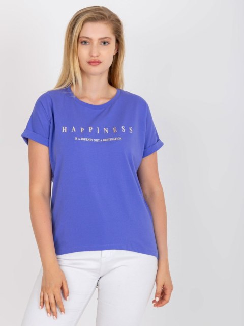 T-shirt RV-TS-7776.02P fioletowy T-shirt RV-TS-7776.02P fioletowy
