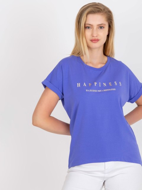 T-shirt RV-TS-7776.02P fioletowy T-shirt RV-TS-7776.02P fioletowy