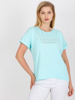T-shirt RV-TS-7776.02P mietowy