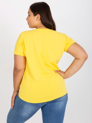 T-shirt RV-TS-7776.02P żółty