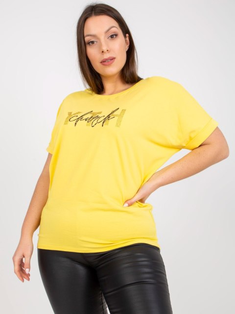 T-shirt RV-TS-7919.01X żółty T-shirt RV-TS-7919.01X żółty