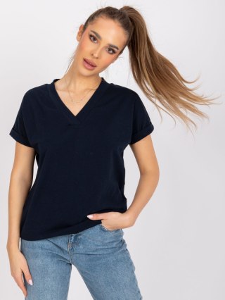 T-shirt RV-TS-7666.19 granatowy S/M