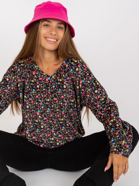 Bluzka RV-BZ-8132.60 czarno-różowy L/XL Bluzka RV-BZ-8132.60 czarno-różowy L/XL