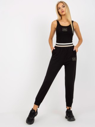 Spodnie dresowe TW-DR-OB030.57 czarny L