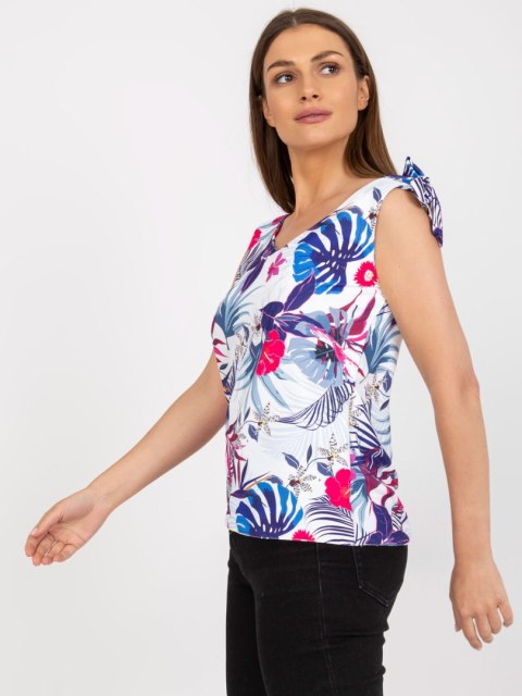 Top WN-TP-1482-4.67 biało-granatowy L Top WN-TP-1482-4.67 biało-granatowy L