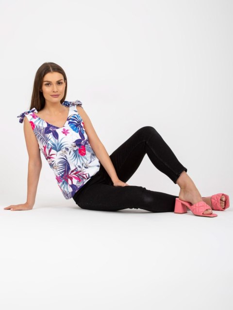 Top WN-TP-1482-4.67 biało-granatowy S Top WN-TP-1482-4.67 biało-granatowy S