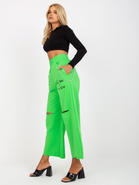 Spodnie dresowe FA-DR-7855.52 jasny zielony Spodnie dresowe FA-DR-7855.52 jasny zielony