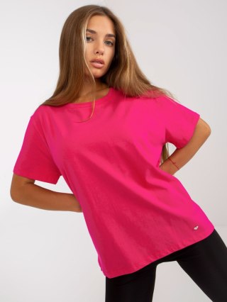 T-shirt RV-TS-8047.57P fuksjowy S/M