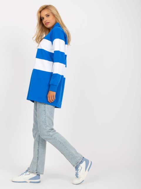 Bluza RV-BL-8074.98 biało-niebieski L/XL