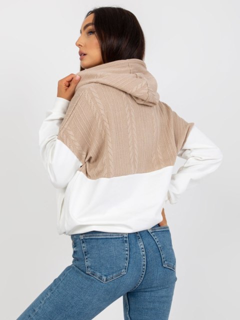 Bluza RV-BL-8171.30 biało-beżowy S/M