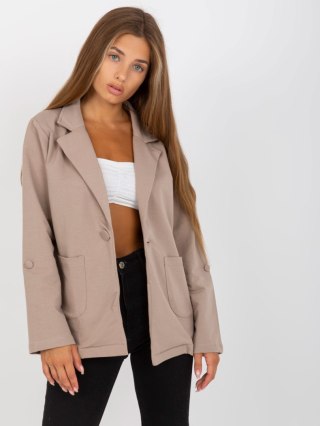 Marynarka RV-MA-8071.19P ciemny bezowy M
