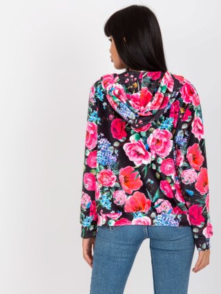Bluza RV-BL-8118.89 czarno-różowy S/M