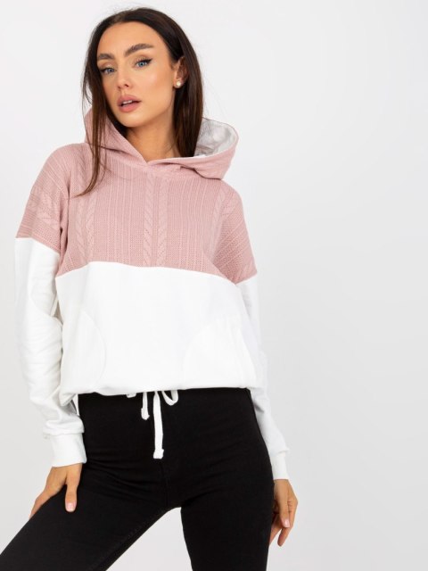 Bluza RV-BL-8171.30 biało-różowy L/XL