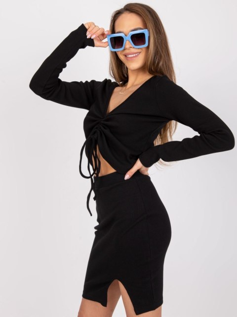Bluzka TW-BZ-BL-008.63P czarny M Bluzka TW-BZ-BL-008.63P czarny M