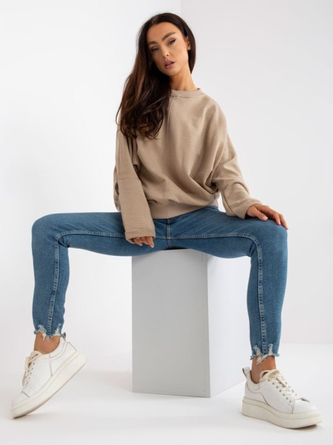 Bluza RV-BL-8080.56 ciemny bezowy S/M