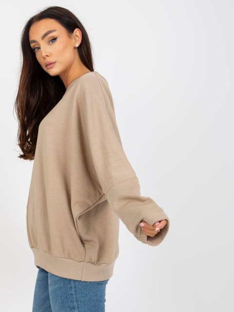 Bluza RV-BL-8080.56 ciemny bezowy S/M