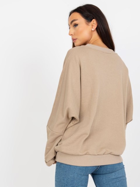 Bluza RV-BL-8080.56 ciemny bezowy S/M